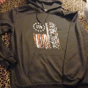 New Bicentennial Black Hoodie Size XL